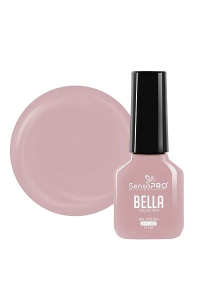 SensoPRO Milano Oja semipermanentă, Colecția Bella - Nude Satin, 7ml