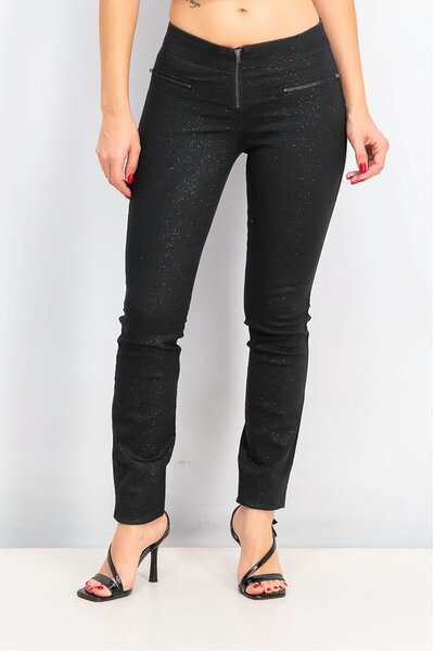 Guess Women Regular Fit Stretchable Denim Jeans, Black