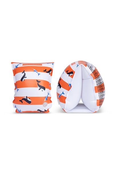 Swim Essentials Red White Whale Inflatable Swimming Arm Sleeve 0-2 Years