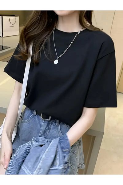 Touz Moda Basic Unisex Oversize T-Shirt