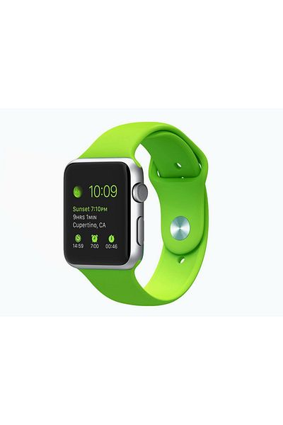 REDz Accessories Sport Band For Apple Watch, Silicone, Green - 38/40/41 Mm, Large
