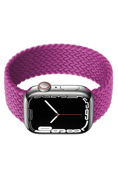 REDz Accessories Solo Loop Strap, Compatible with Apple Watch, Elastic, Light Purple - 38/40/41 mm, Large