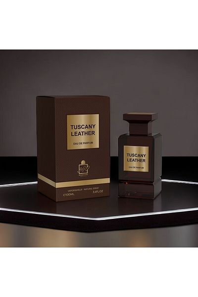 Milestone Tuscany Leather Unisex Eau De Parfum, 100 Ml, Fruity And Floral Notes, Amber Color