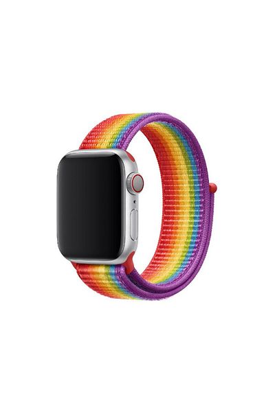 REDz Accessories Sport Strap Compatible With Apple Watch, Textile, Multicolor - 38/40/41 Mm