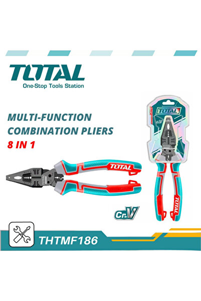 TOTAL 200MM MULTİ KOMBİNE PENSE THTMF186