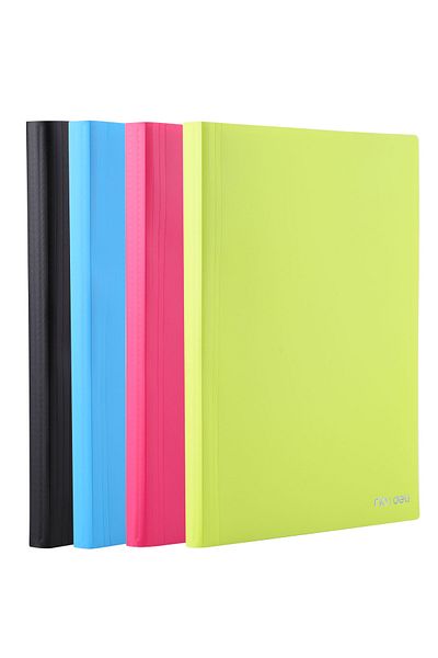 Deli Presentation Folder 100 Sheets Flexible Cover Neon Colors Deli