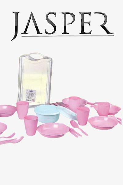 HECTOR EMPORİUM Ti̇mex Ti̇m126 Plastic Picnic Set, 32 Pieces