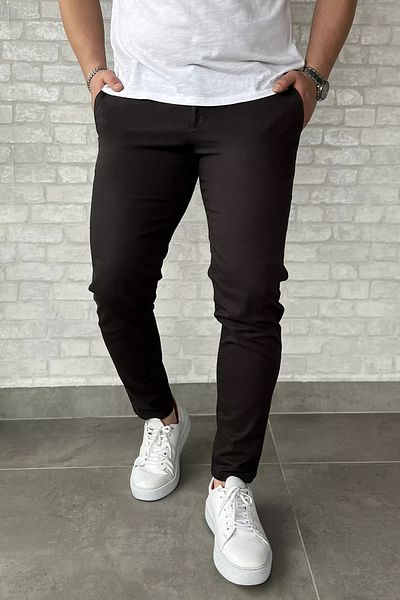 MİSHAR İTALİA Anthracite Men's Gabardine Trousers
