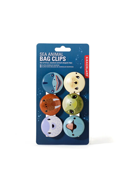 Kikkerland Sea Animal Clip Set