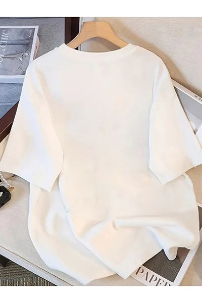 Touz Moda Basic Unisex Oversize T-Shirt