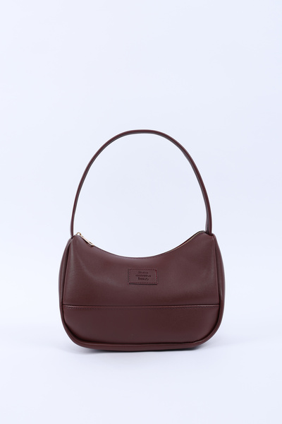 SHAKA Claret Red Shk229 Faux Leather, Single Compartment with Zipper, Baguette Model Hand, Arm and Shoulder Bag