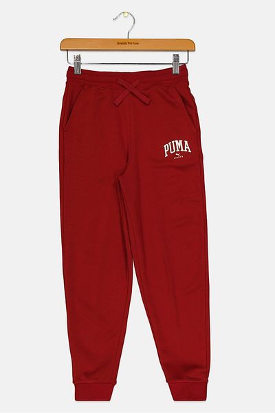 Puma Kids Boy Brand Logo Outdoor Sweatpants, Red