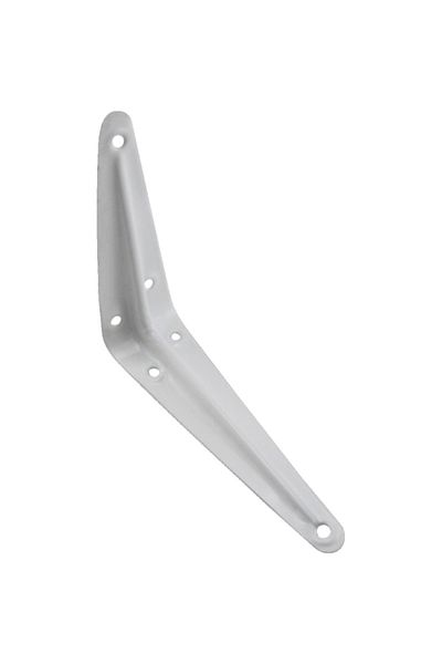 flores Suport pentru raft, ingust, alb, 125 x 100 x 35 mm, 24 buc / set