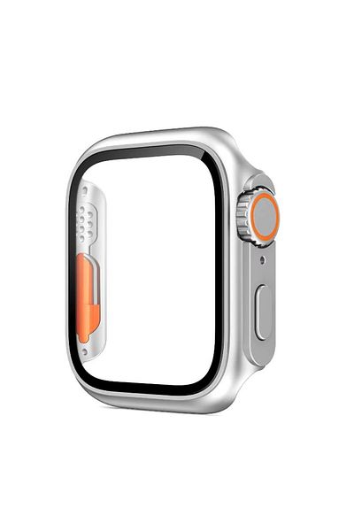 REDz Accessories Ultra Design Case Cover, For Apple Watch, Shockproof Protection, Silver - Apple Watch 4/5/6/se 44mm