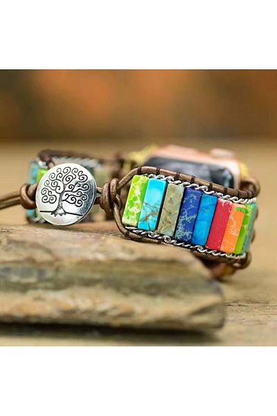 REDz Accessories Tree Of Life Strap For Apple Watch, Vintage, Handmade, Multicolor - 44/45/46/49 Mm