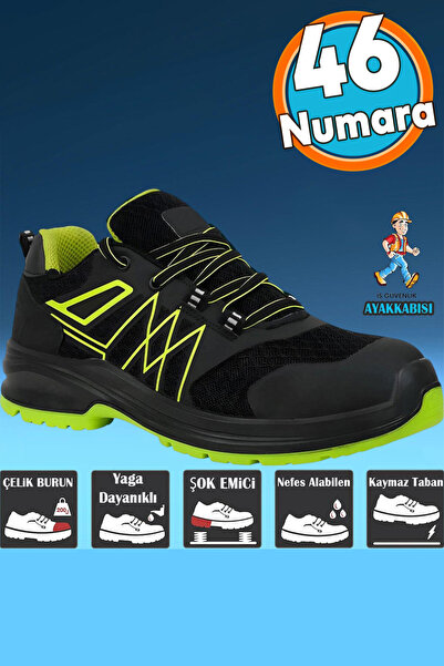 NZB İş Ayakkabısı Çelik Demir Burunlu İş Güvenlik İnşaat Fabrika Ayakkabısı B...