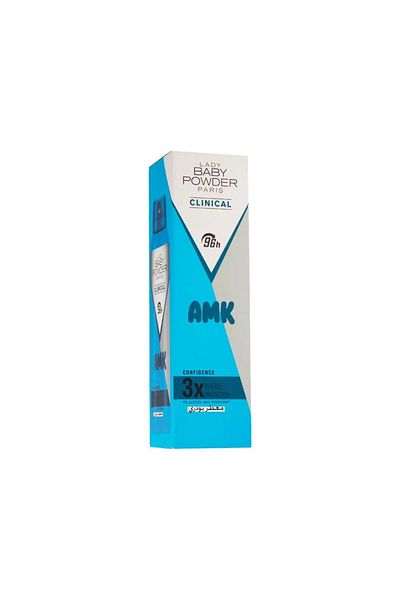 BABY POWDER AMK Lady Baby Powder Clinical Deodorant Spray - 150 ml