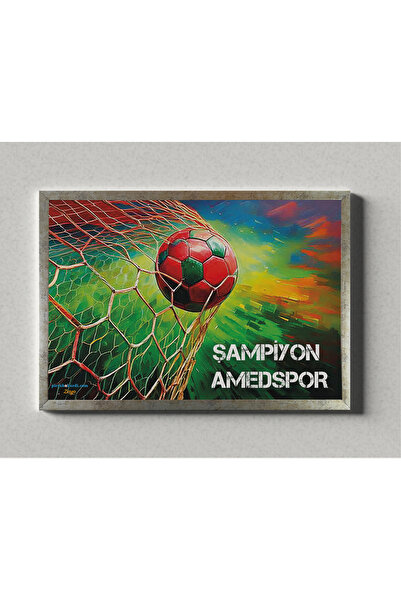 ZERYA Amedspor Çerçeveli Posterler - Amed Spor Posteri 3 (32X47 cm ÇERÇEVELİ)