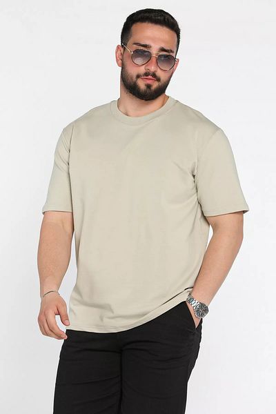 MİSHAR İTALİA Ανδρικό μπλουζάκι Stone Crew Neck