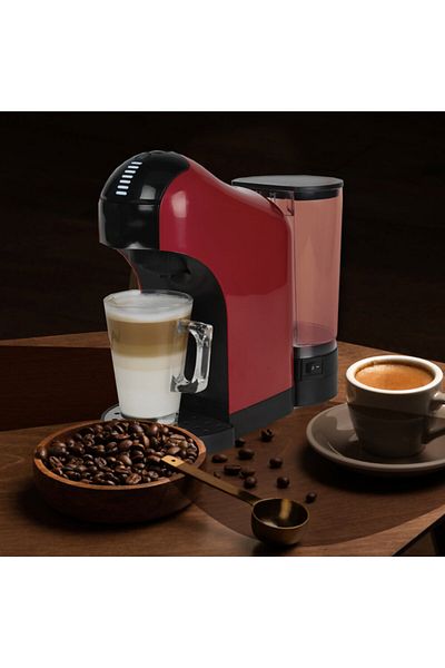 GVC GVC Pro 3 in 1 Coffee Maker Red and Black