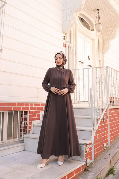 KADEEM Allerli Kiloş Laced Abaya - 9041