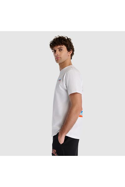 New Balance Mnt1533 Λευκό ανδρικό μπλουζάκι