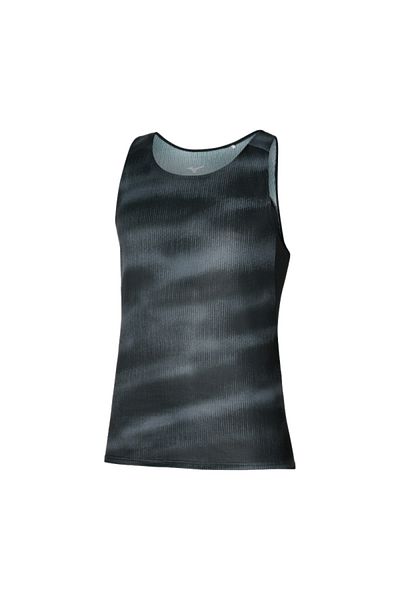 MIZUNO Ανδρικό αμάνικο μπλουζάκι Dryaeroflow Graphic Tank μαύρο