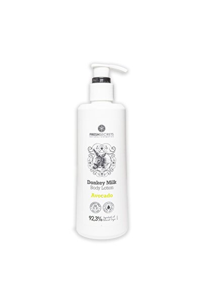 Fresh Secrets Loțiune de corp cu lapte de măgăriță și ulei de avocado, 92,3% ...