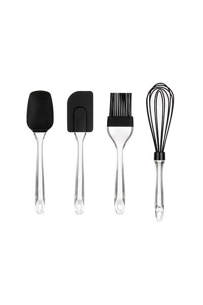 Arte Regale Set of 4 silicone utensils 5 x 20 x 29 cm, Kinvara