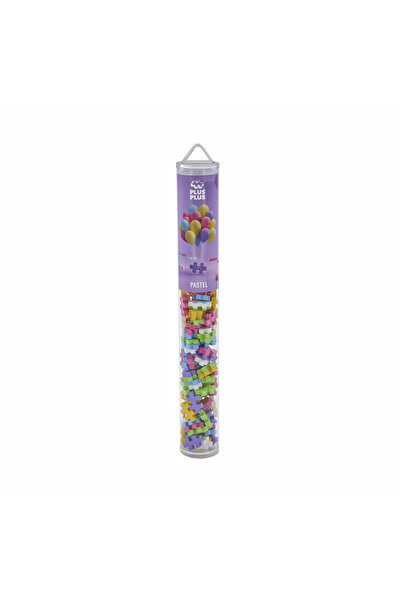 Plus Plus Set constructie Plus-Plus, tub 100 piese, Pastel Mix