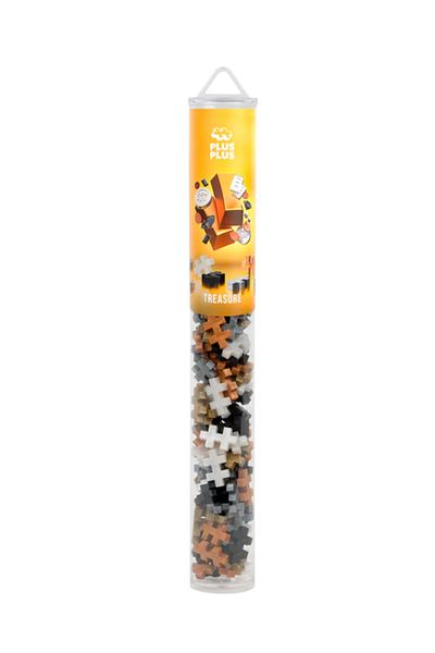 Plus Plus Plus-Plus construction set, 100-piece tube, Treasures