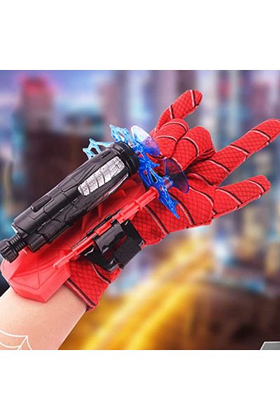 zola Spiderman glove for children, launcher with 3 suction cup darts, textile material, 15.5x7.5x5.5 cm