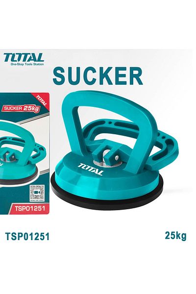 TOTAL Suction Cup Lifter - 25kg Capacity Heavy-Duty Vacuum Grip Tool - TSP01251