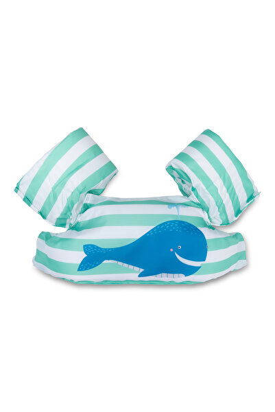 Swim Essentials Green Whale Puddle Jumper Kolluklu Yüzme Yeleği 2-6 Yaş