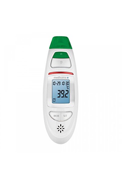 medisana Multifunctional infrared thermometer Medisana TM750 76145, Optical fever alarm, White-Green