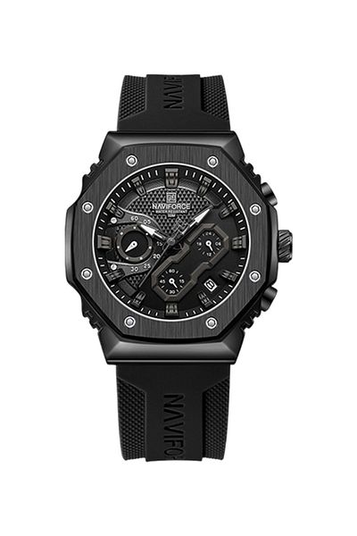 Naviforce 8035g Men’s Sport Watch – Waterproof Chronograph, Luminous Dial, Silicone Band