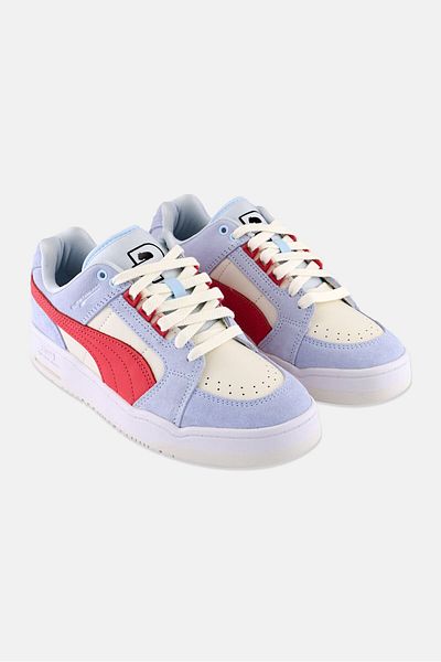 Puma Women Slipstream Lace Up Shoes, White/Slate Blue