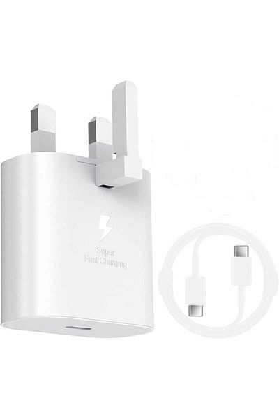 Generic 45W Fast Charging Wall Charger with 5A Type-C Cable, 1.8m, White