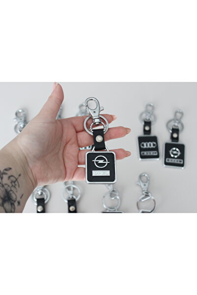 mihi hediyelik Opel Yazılı Metal Anahtarlık kare metal