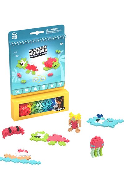 Plus Plus Plus-Plus Activity Set, 125 pieces, Ocean