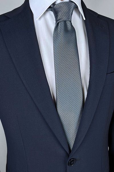 1001 Kravat 8 cm Wide Classic Patterned Tie