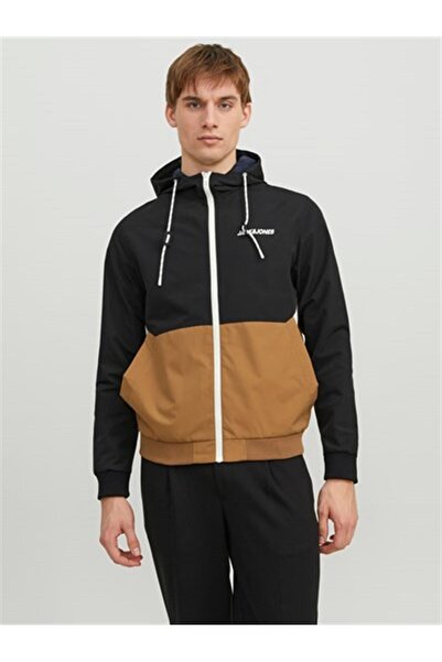 Jack & Jones JJERUSH KAPUCNIS BOMBER NUGUS Fekete
