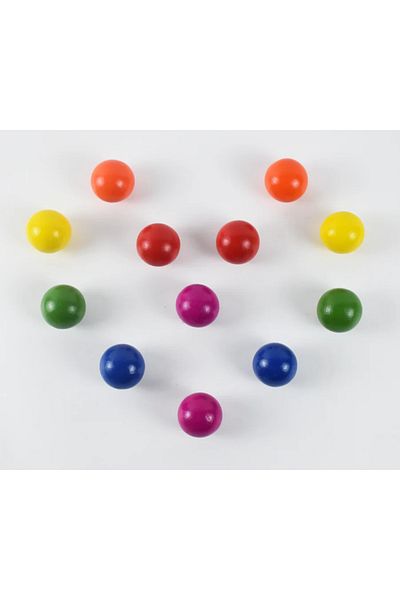Magblox Wooden marble set for the Magbrix Marble Run marble track