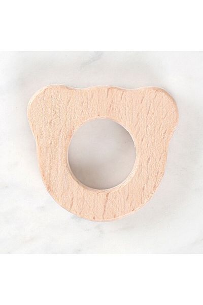 Emperium Teether and Baby Rattle - Brown - 1+ years