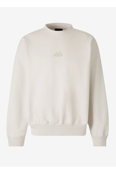 BrandsBoutique سويت شيرت BB Activewear بشعار عاكس كبير الحجم