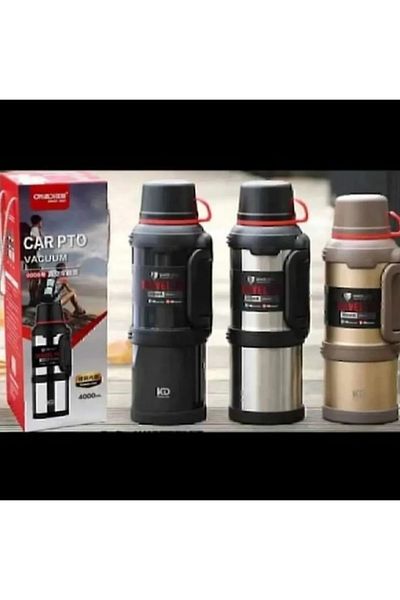 Travel Pto Thermos Maintains 48 Hours Temperature with a Capacity of 4 L