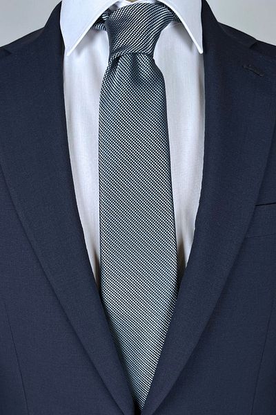 1001 Kravat 8 cm Wide Classic Patterned Tie