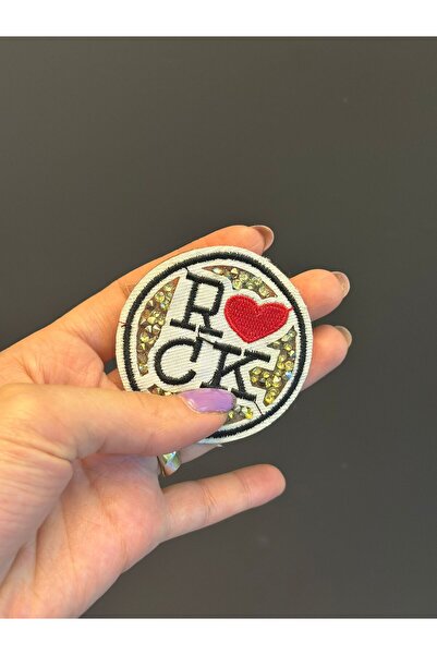 Gönülden Tasarım PEČATNO SRCE UKRAŠENO KAMENJEM, APLIKACIJA ZA ŠIVANJE, PROME...