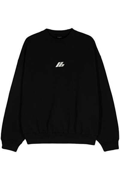 BrandsBoutique سويت شيرت BB Activewear بشعار عاكس كبير الحجم