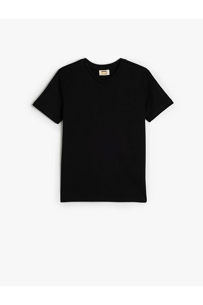 Koton Boy's Basic T-Shirt Short Sleeve Crew Neck Cotton